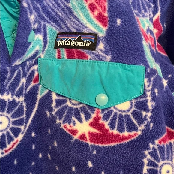 Patagonia Blue Owl Pattern Women's Jacket - Picture 2 of 4